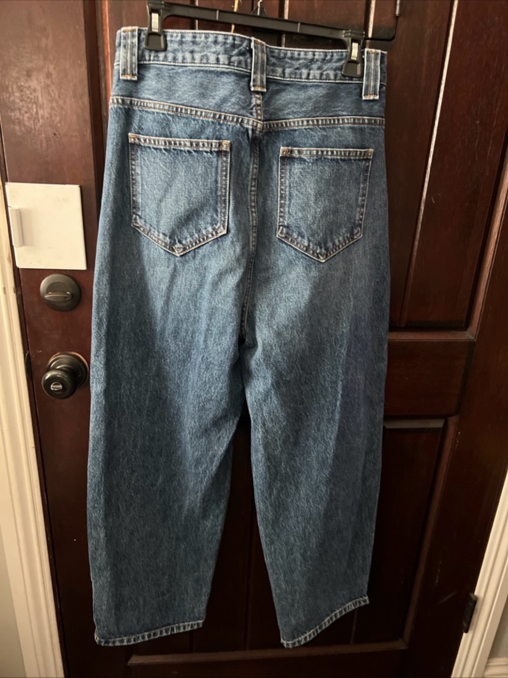 KHAITE women’s jeans Preen wide leg barrel in banning size 28 - Picture 5 of 8